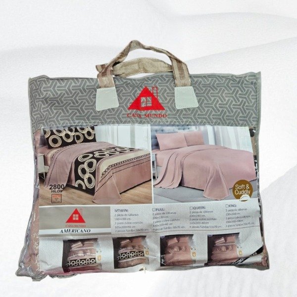 Producto - Línea Alma !! Sabanas 2 en 1 Casamundo twin