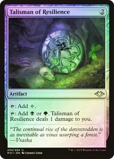 Producto - Talisman of Resilience (Foil)