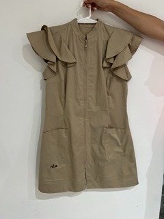 Producto - Vestido beige con volados NBS