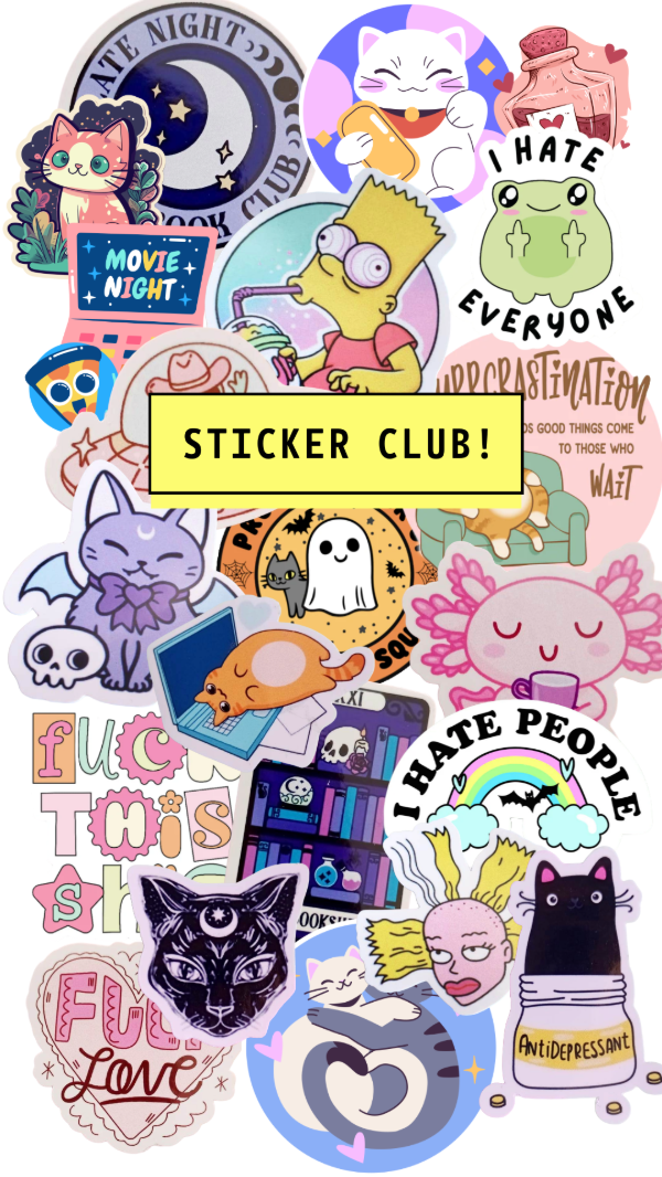 Producto - Sticker club (12 stickers sorpresa)