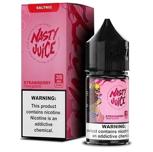 Producto - Nasty Salt Strawberry Trap Queen Ice 30Ml
