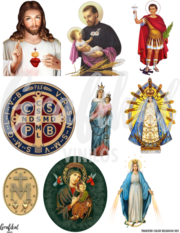 Producto - Transfer Color Religioso 002