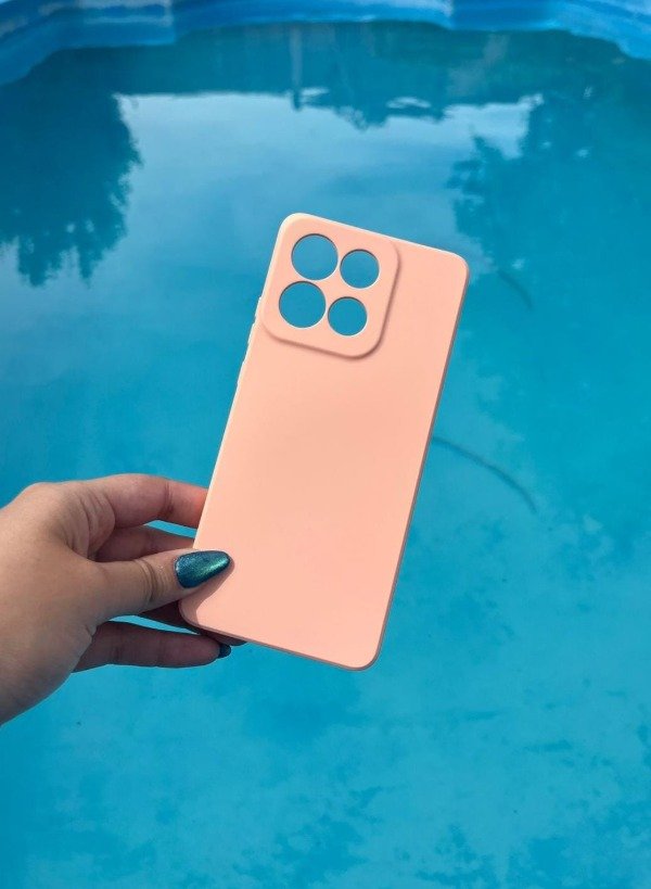 Producto - G86 silicona con felpa rosa