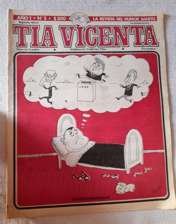 Producto - Revista Tia Vicenta #5 - Diciembre De 1977 - 2a Epoca Landru
