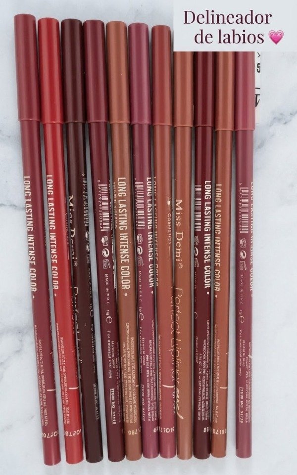 Producto - Delineador de Labios Miss Demi Larga Duración Intense Color (unid.) - 0
