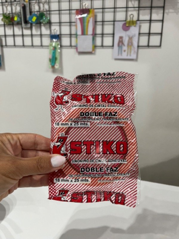 Producto - Cinta Doble Faz Stiko 18mm x25 mts