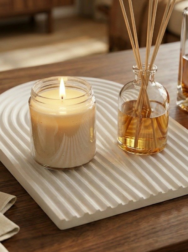 Producto - Bandeja decorativa Arco Iris De Yeso