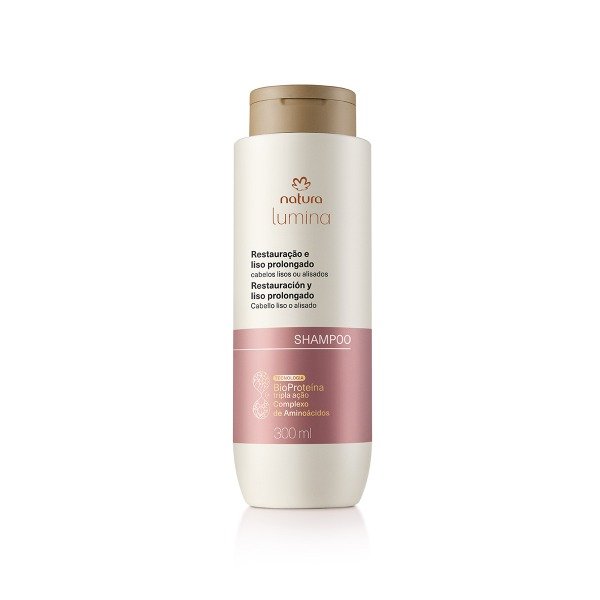 Producto - Shampoo restaurador cabellos lisos o alisados - 300 ml - Lumina