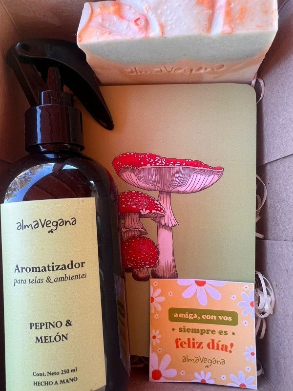 Producto - Combo home spray + libreta + jabón
