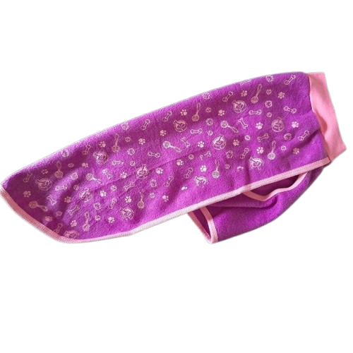 Producto - Abrigo de polar estampado. Talle 9
