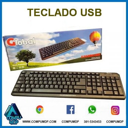 Producto - TECLADO GLOBAL USB