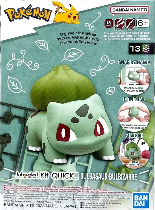 Producto - Pokémon Model Kit: Quick!! 13 Bulbasaur