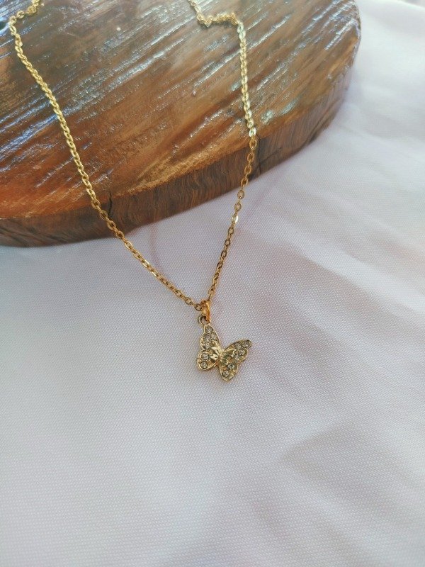 Producto - Collar mariposa strass ad