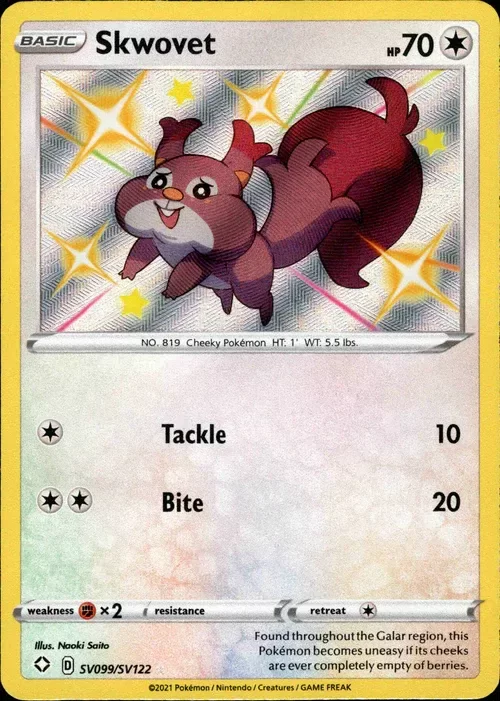 Producto - Skwovet - SV099/SV122 - Shining Fates - Holo