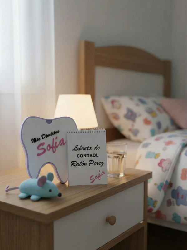 Producto - Cajita de Dientes Ratón Perez + Libreta!