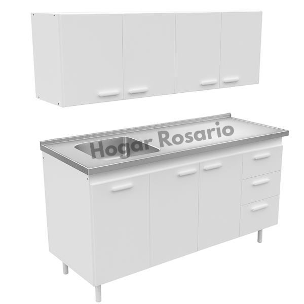 Producto - COMBO 1.60 BLANCO (Bacha Izquierda)