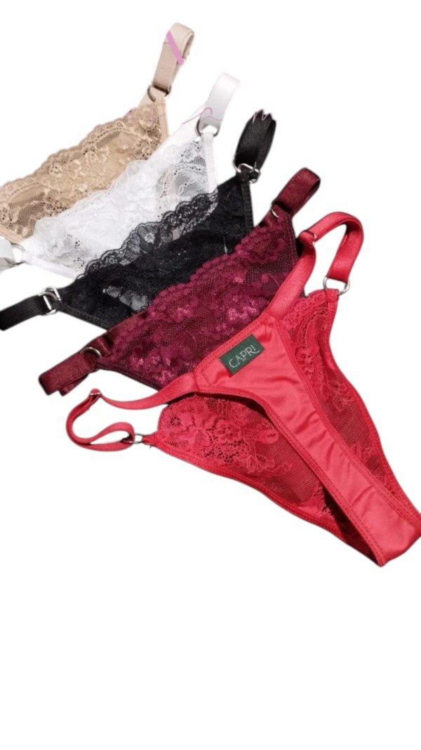 Producto - Bombacha Regulable Talle Grande Encaje Capri Caja Pack x 3u Art.3022