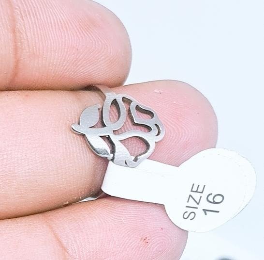 Producto - Anillo frorcita simple talle 16