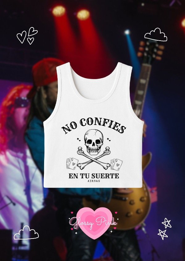 Producto - Tank Top No Confíes - DTF