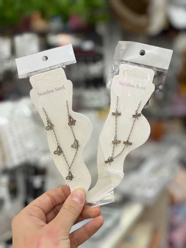 Producto - Tobillera acero con dijes