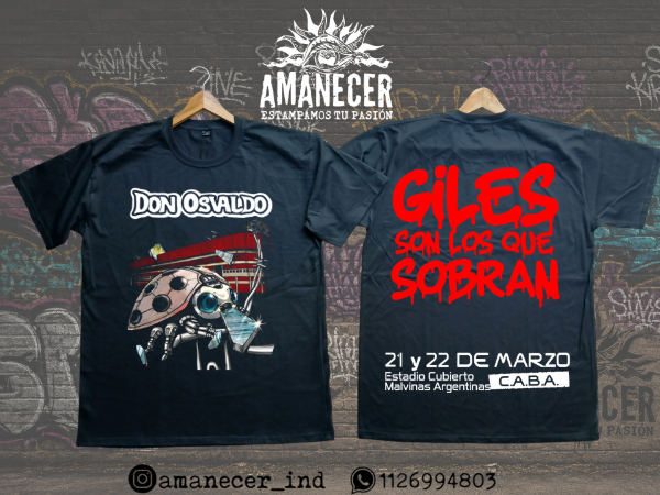 Producto - Remera Don Osvaldo Malvinas Giles son los que sobran