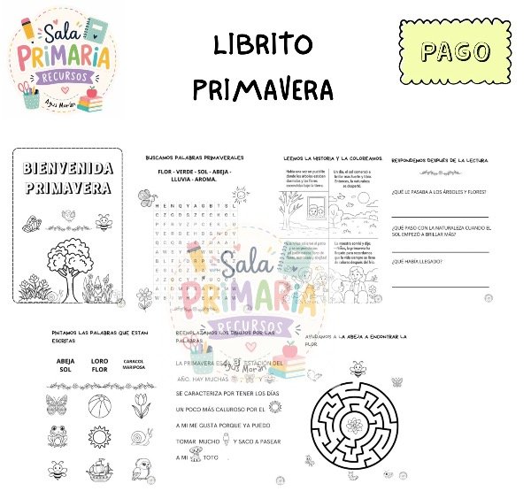 Producto - Librito primavera