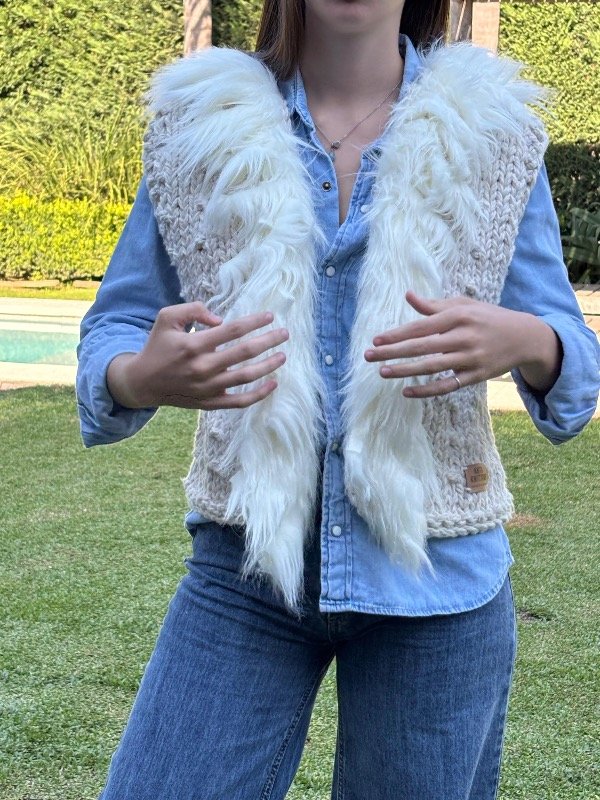 Producto - Chaleco Marfil