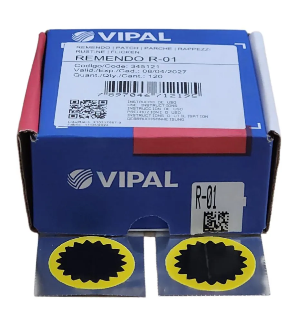 Producto - Parches VIPAL Para Camara Redondos De 40mm R-01