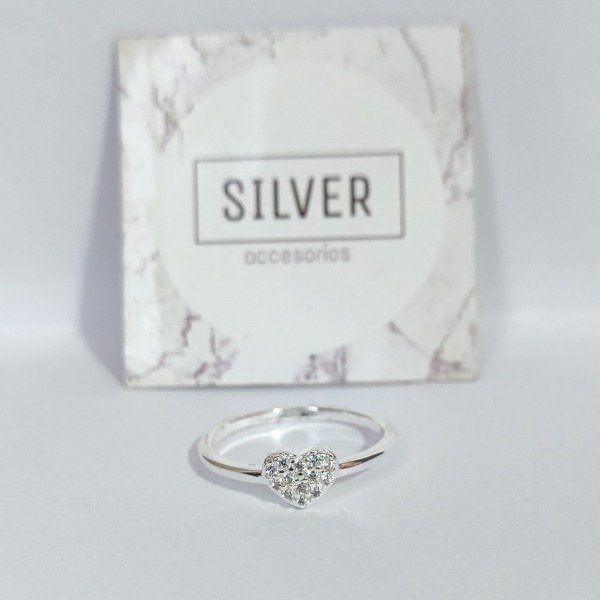 Producto - Anillo corazoncito Multistrass T17 AB