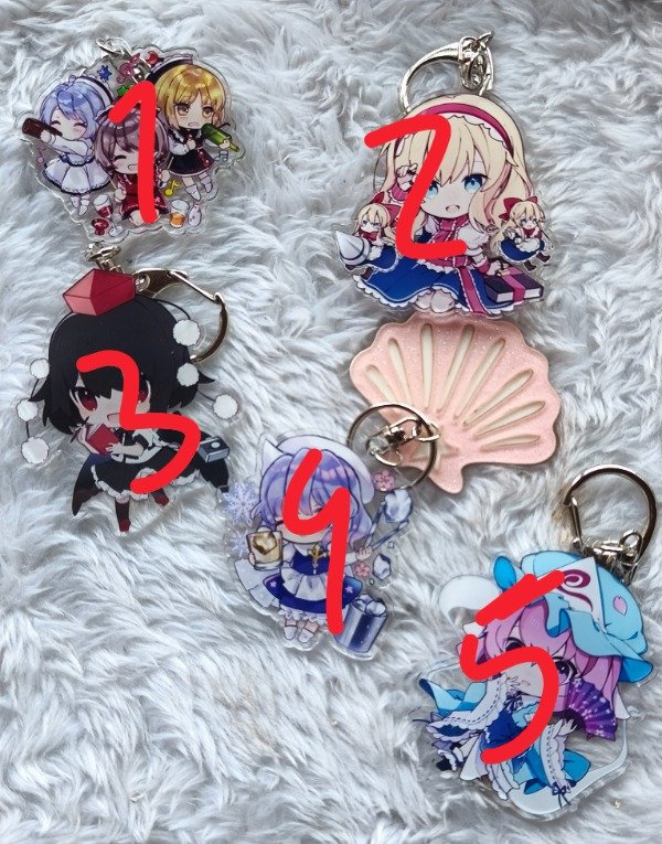 Producto - Touhou llaveros - 1