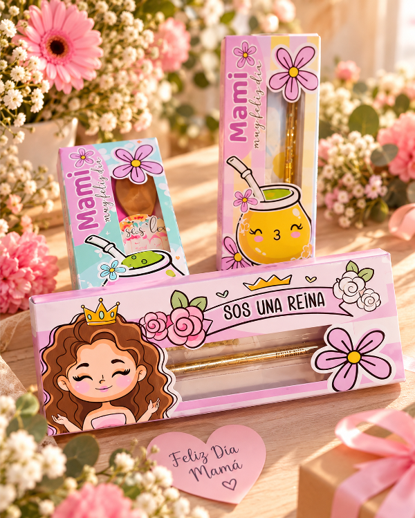 Producto - 10 Cajas porta Bombillas y yuyito Mamá Madre - 3