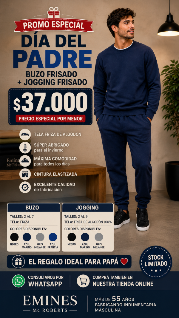 Producto - BUZO FRISADO + JOGGING FRISADO