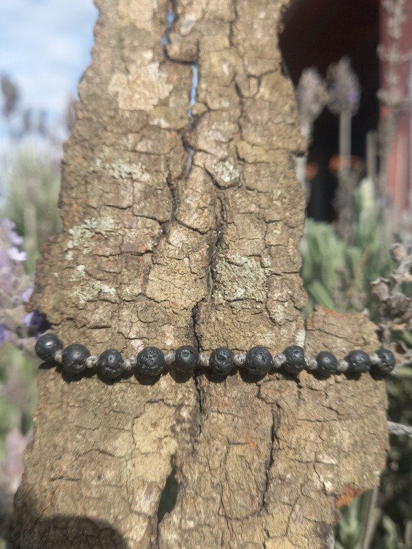 Producto - Pulsera de piedra volcanica ajustable - 5