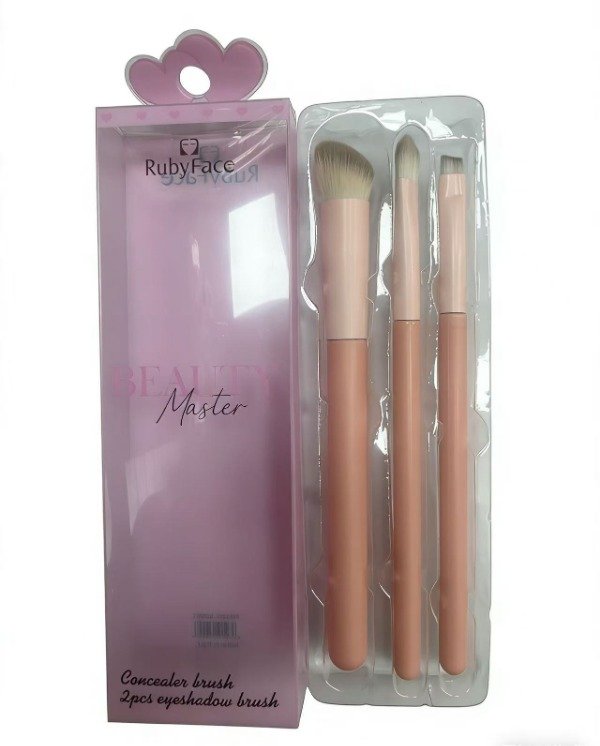 Producto - SET DE BROCHAS DE MAQUILLAJE RUBYFACE X3PC AX03