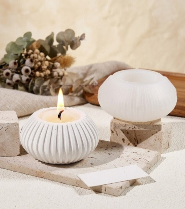 Producto - Molde Portavela Circular rayado DEMO