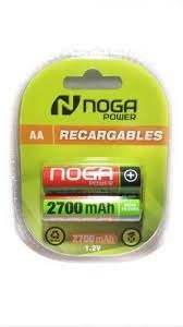 Producto - PILAS NoGA RECARGABLE X2 AA