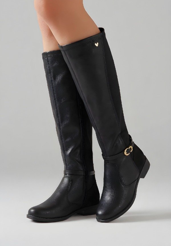 Producto - Botas caña alta Mississipi Negro importada