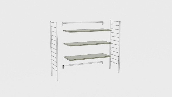 Producto - Estante Melamina 30x80
