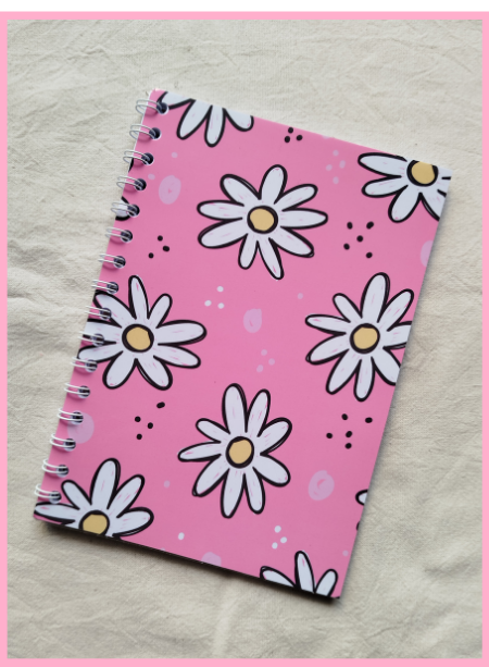 Producto - Cuaderno de tapa blanda anillado A5 - Modelo Margarita