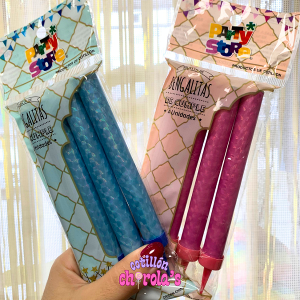 Producto - BENGALA FLAMA COLOR LISA - UNIDAD