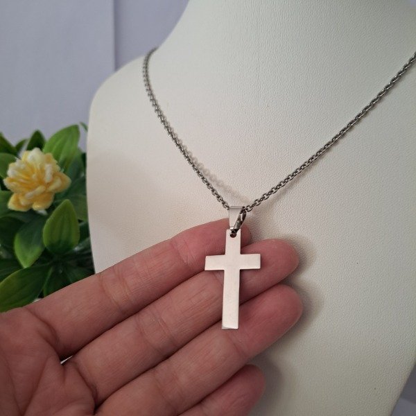 Producto - Dije o Collar Cruz 17 x 30 mm   Código: 000551