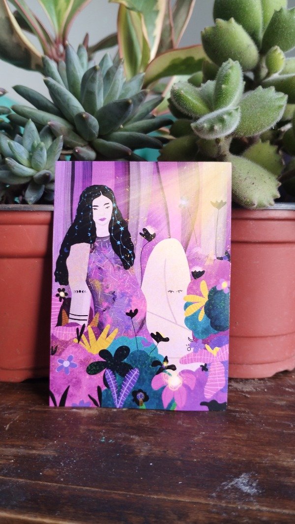 Producto - Sticker grande "Luz en el Amazonas"