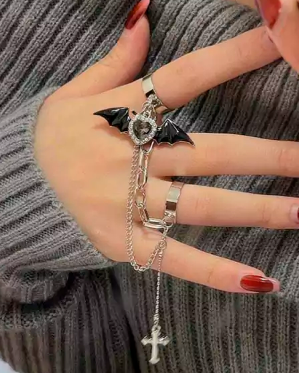 Producto - Anillos duo con cadena