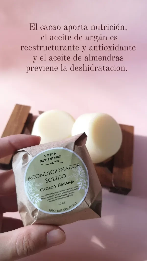 Producto - Acondicionador Sólido Cacao-Naranja