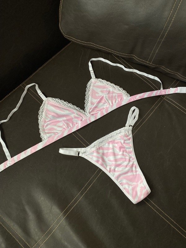 Producto - SET KIRA ZEBRA ROSA