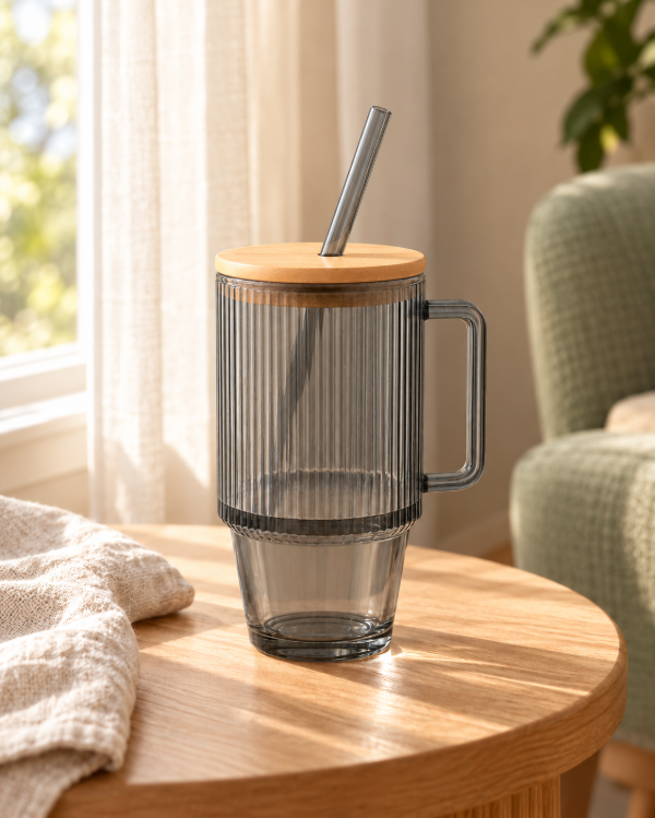 Producto - JARRO TAPA BAMBÚ 680ML - 1