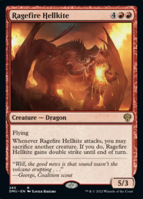 Producto - Ragefire Hellkite Foil  Dominaria United