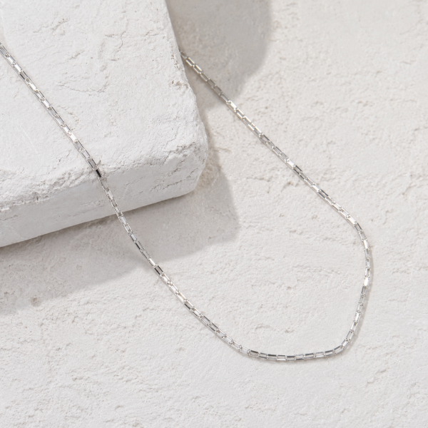 Producto - Cadena cuadrada fina 60CM PL
