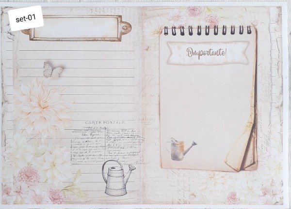 Producto - Lamina para decoupage SET-01