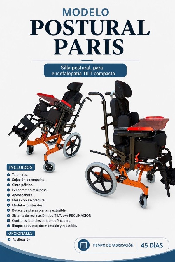Producto - Silla Paris Postural - Fabricada a Medida